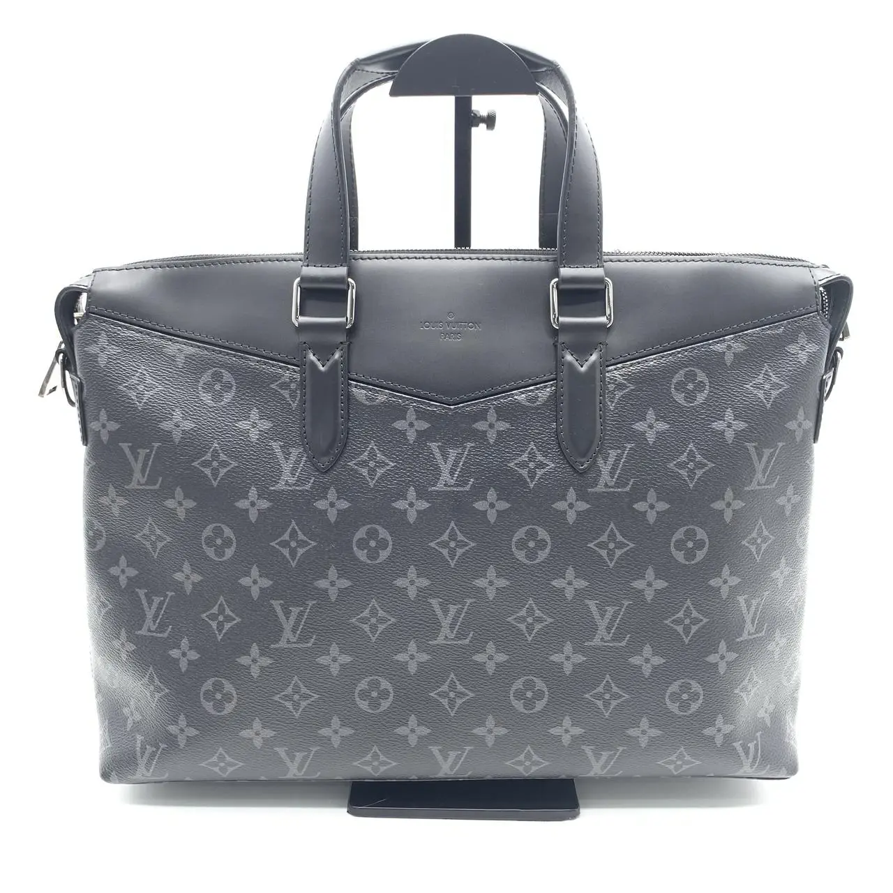 Pre-owned LV Black Monogram Briefcase Classic Male Bag, Men's Luxury Luggage & Bag, Item #10011155