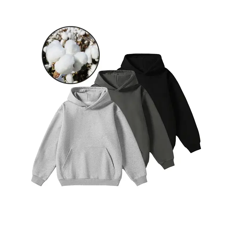 Men's Hoodie Cotton Blend Thin Fleece Lined Long Sleeve Pullover Regular Fit Soft Breathable Durable Everyday Comfort Machine Washable Casual Outdoor Urban Street Wear