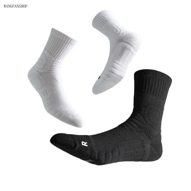 Plain Cushioned Performance Crew Athletic Socks, Stretch Tight Fit Breathable Moisture Wicking Sport Hosiery, Soft Support All Season Training Casual Socks for Men Women,Leather,Skull,Print,Trifold,Wallet