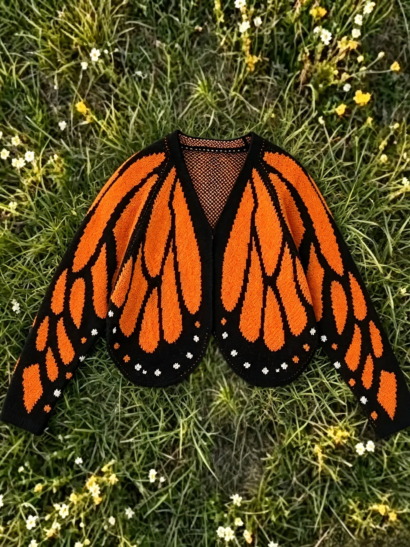 Women's Butterfly Wings Fairy Aesthetic Short Open Front Unique Party Street Style Outerwear, Trendy Fashion Accessory for Special Occasions