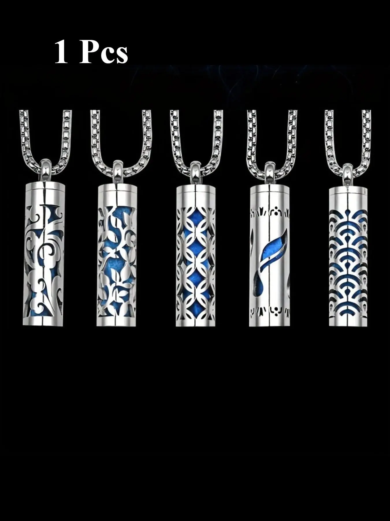 New AromaRelax diffuser Necklace 304 Stainless Steel box Essential Oil Perfume Essential oil diffuser Pendant box style daily casual necklace AromaRelax jewelry