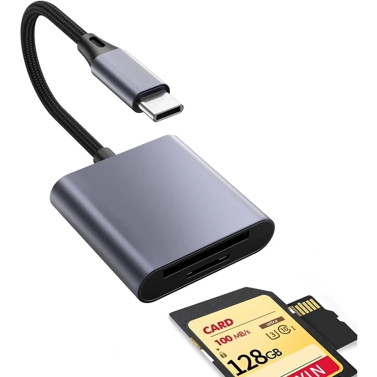 1 count USB C to SD Card Reader, Supports SD and TF Memory Cards 1 count USB C to SD Card Reader, Supports SD and TF Memory Cards