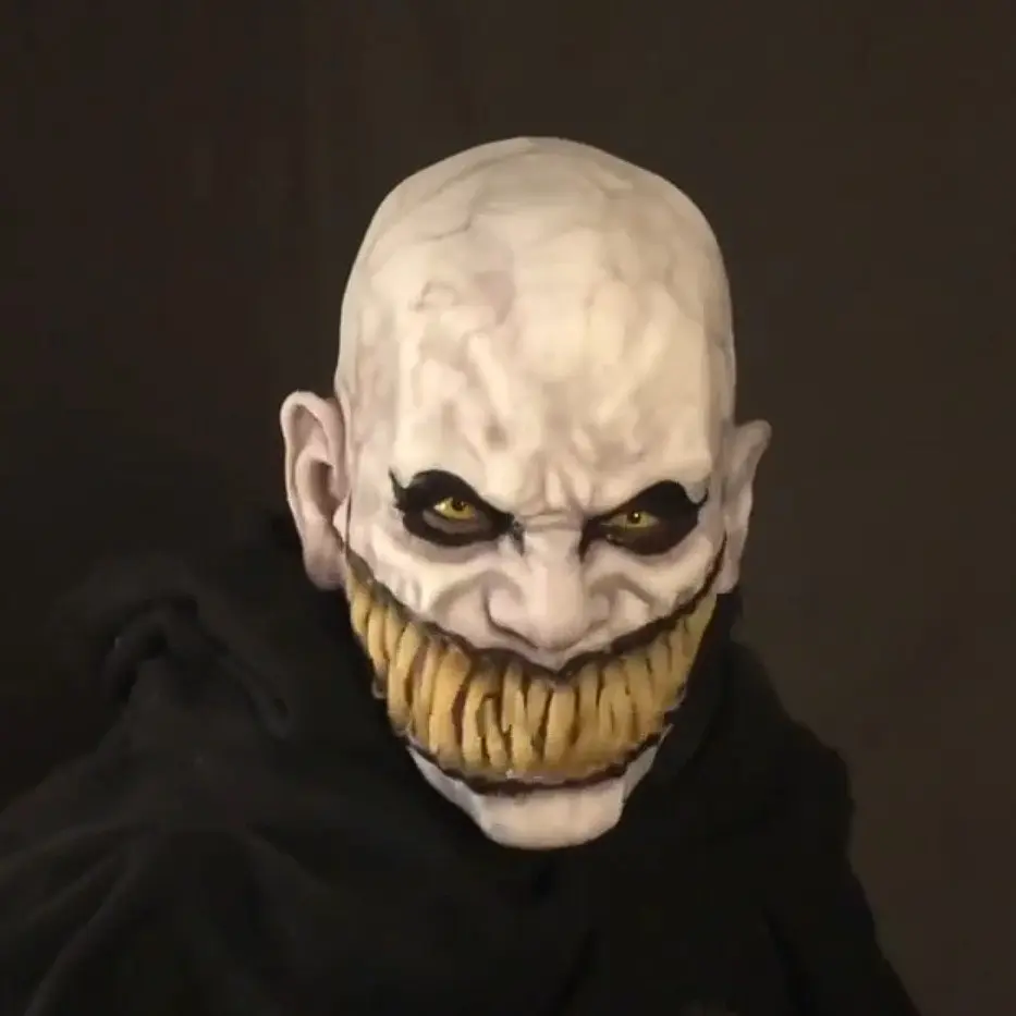 Halloween Devil-Demon Scary Mask, Specialty DIY Toy for Halloween Theme Decorations