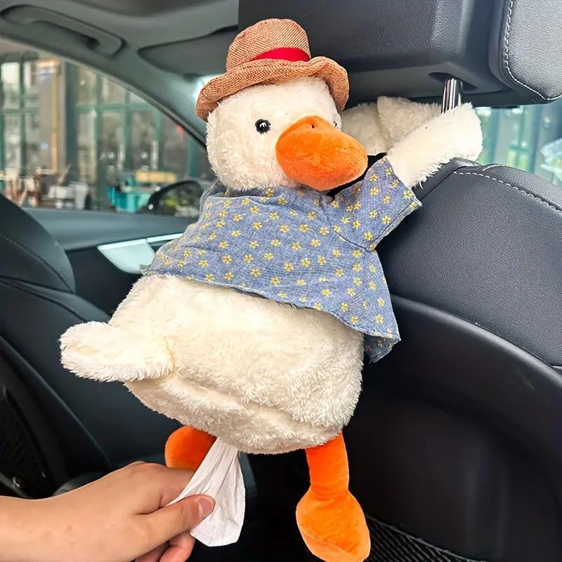 Cute Design Car Tissue Bag, Creative Hanging Car Tissue Holder, Car Tissue Box, Car Interior Decoration Accessories for Women & Men