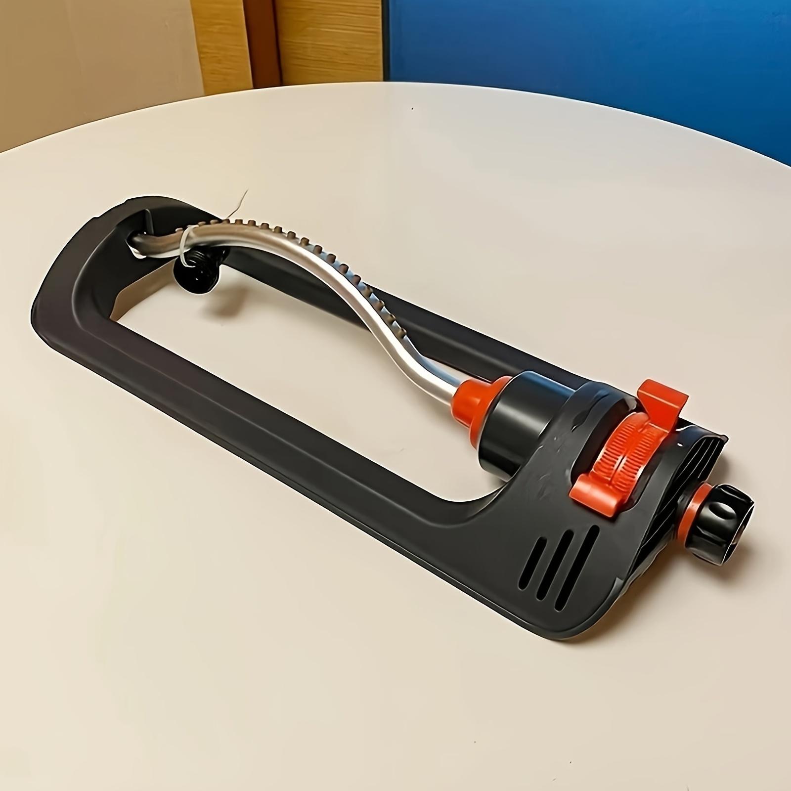 Automatic Oscillating Sprinkler with 19 Hole Adjustable Watering System – Lawn and Garden Sprinkler with Universal Hose Connector, Even Coverage for Yard, Patio, Grass, Durable Plastic, No Battery Required, Easy Setup Outdoor Watering Tool