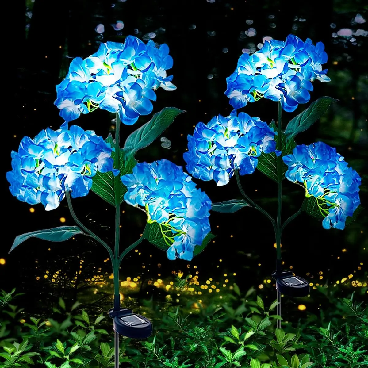 Solar Flower Light, LED Solar Garden Lantern, Colorful Bougainvillea Lamp, Outdoor Decor for Pathway, Patio, Balcony, Yard, Lawn, Solar Decorative Lights
