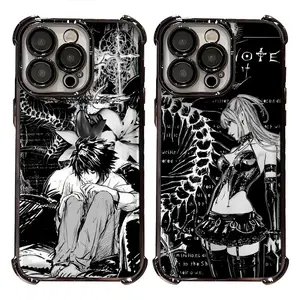 Y-Dark Aesthetic Deatthh N0te Transparent Soft Cell Case, durable smartphone cover,Having good protective properties,for iPhone 16 15 14 13 12 11 17Pro Max,for Samsung S25 S24 S23 S22 Ultra,Suitable for giving as gifts, for Christmas and Thanksgiving Day