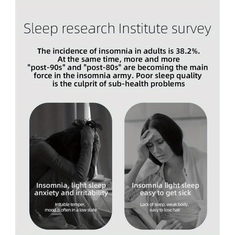 BLD07 Bone Conduction Wireless Speaker, Portable Music Player, No Earbuds Needed, Auto Power-off Function, Built-in 11 White Noise Options, Gentle Sounds for Bedtime Relaxation, Suitable for Bedrooms, Dormitories, and Offices