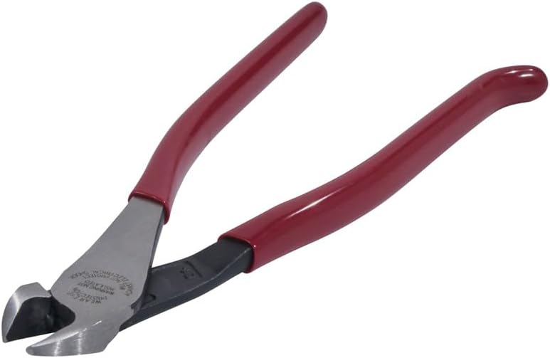 9-Inch Diagonal Cutting Pliers with High Leverage Design, Ideal for Rebar Cutting and Bending