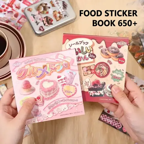 Food-Themed Sticker Book, 30pcs/set Cute Food Pattern Stickers, DIY Decorative Stickers, Phone Decoration, Decal Set for Phone Case, Smartphone, Computer, Guitar, Bag, Water Bottle, Scrapbook, Ornaments, Funny Stickers #GLOBAL PICKS