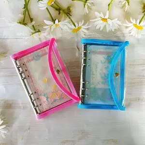 A6 Colorful Loose Leaf Binder Notebook Inner Core Cover Note Book Planner Office Stationery Supplies