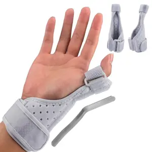 2 Pack Thumb & Wrist Brace for Men and Women,Thumb Pain Relief,CMC Joint Thumb Spica Splint,Sprained and Carpal Tunnel Supporting,Stabilization Support for Right or Left Hand (Gray) (Gray, 2 Pack)