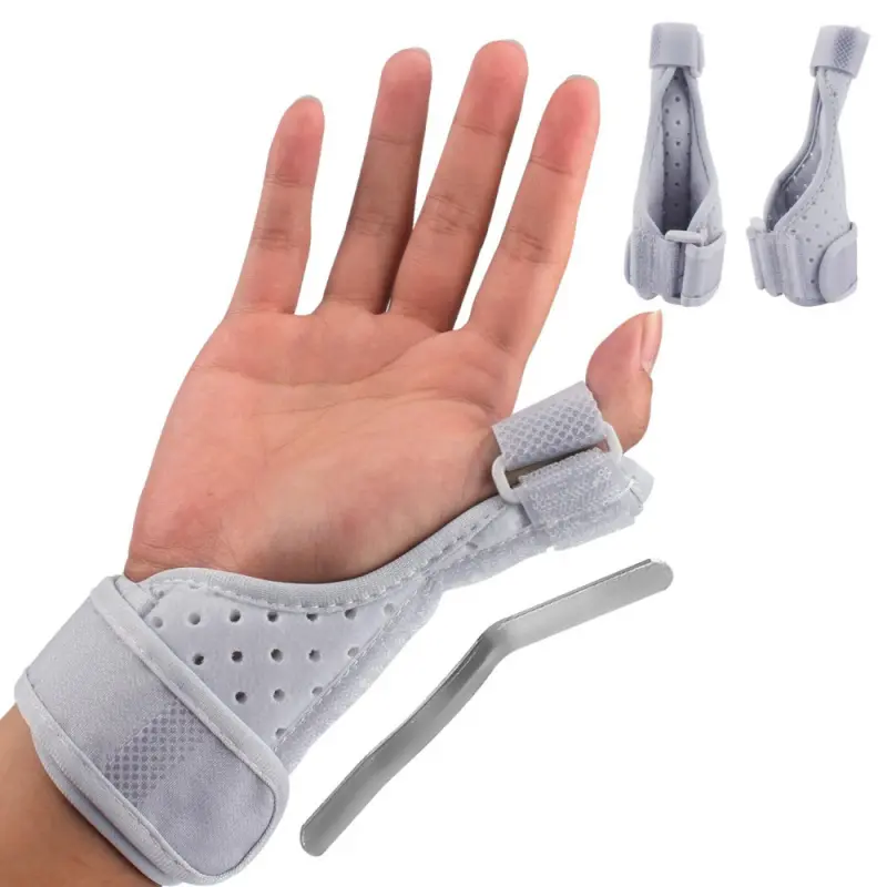 2 Pack Thumb & Wrist Brace for Men and Women,Thumb Pain Relief,CMC Joint Thumb Spica Splint,Sprained and Carpal Tunnel Supporting,Stabilization Support for Right or Left Hand (Gray) (Gray, 2 Pack)