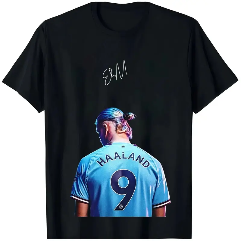⚽  Haaland  Vibrant Striker Design Apparel Tee