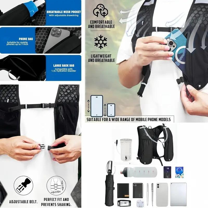 Trail running backpack for men and women, hydration pack backpack, marathon cycling backpack, mountaineering hydration pack, sports equipment