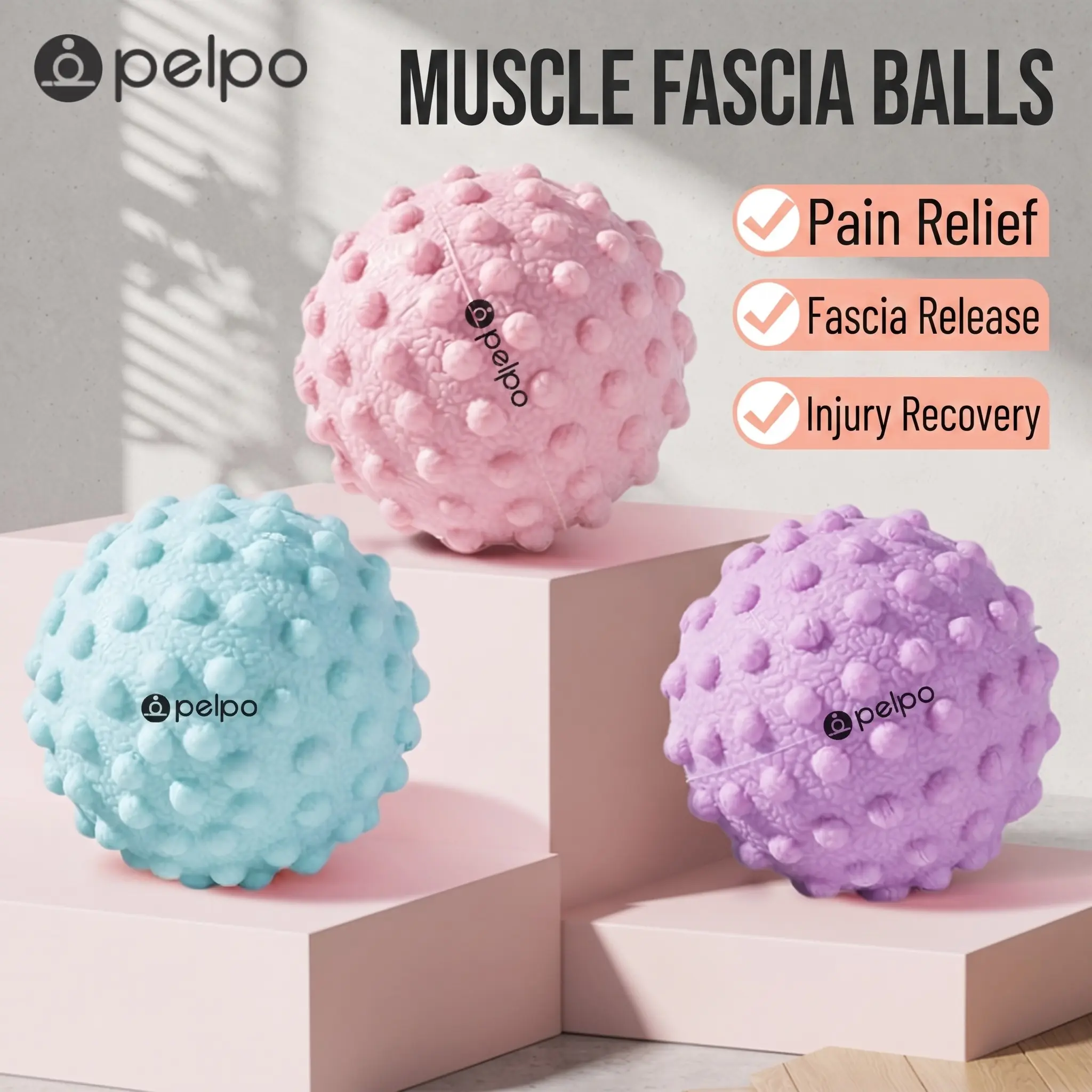 Fascia Ball for Foot Massage Relaxation, Post-Exercise Muscle Relief Ball, Multiple Colors Available, Ideal for Sports Recovery, Fascia Tool