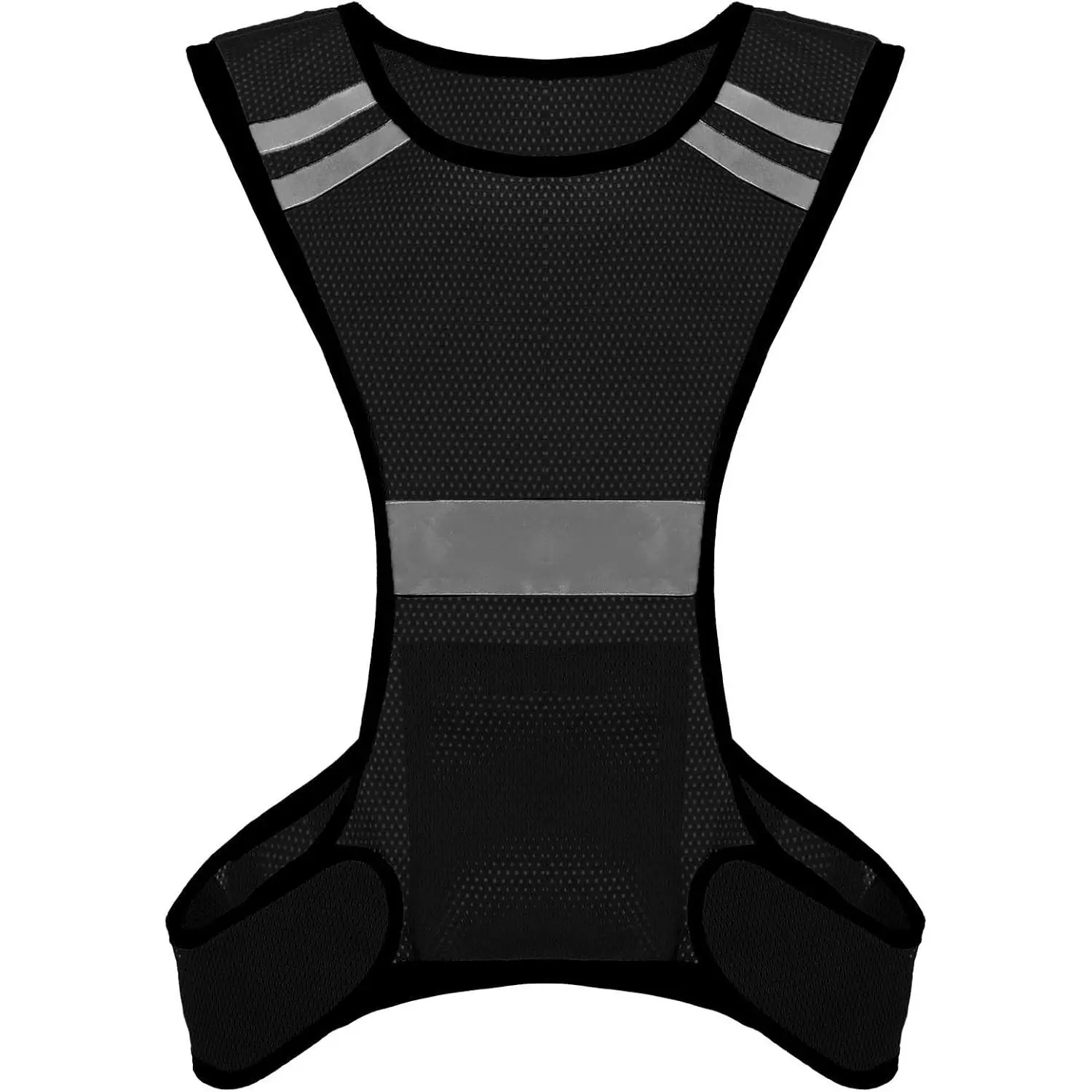 Reflective Running Vest High Visibility Running Gear with Large Pocket Night Lightweight Reflective Safety Vest