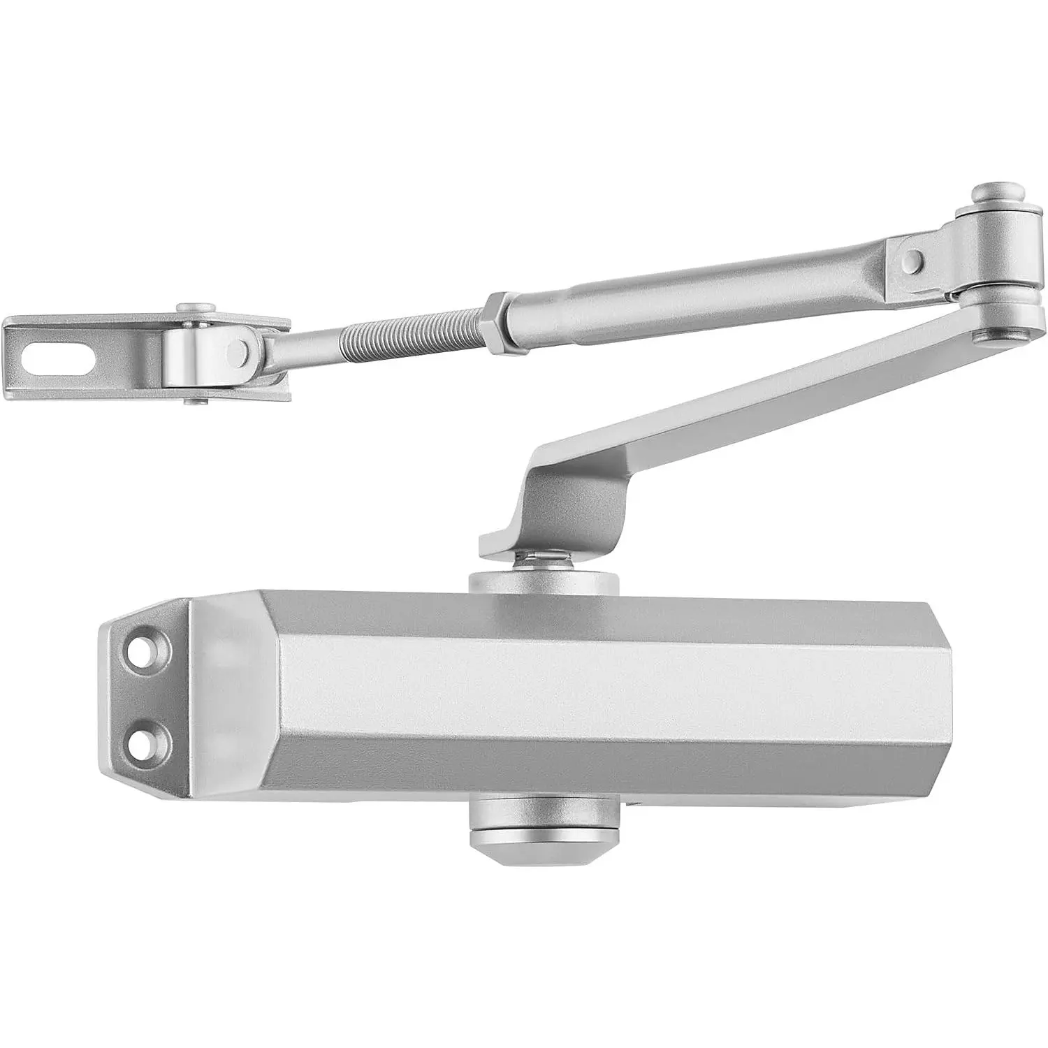Door Closer for Interior and Light Commercial Door Use Power Size #3 Cast  Standard Duty Door Closer Automatic Closing and Latching - Embassy Series LH303