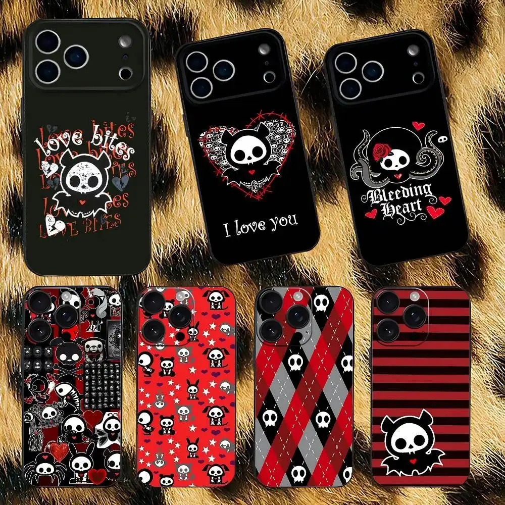 Cute Skelanimals Dog Character Smartphone Casing, Protective Phone Accessory Compatible with iPhone 11-17 Pro Max/Plus & Samsung Galaxy S23-S25 Devices, Accessories, Protector