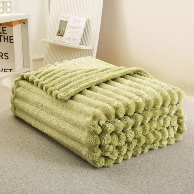 4cm Drawstring Blanket Strips, Soft Polyester Material, Ideal for DIY Crafts & Sewing Projects, Durable and Easy to Use, Knitted Blanket