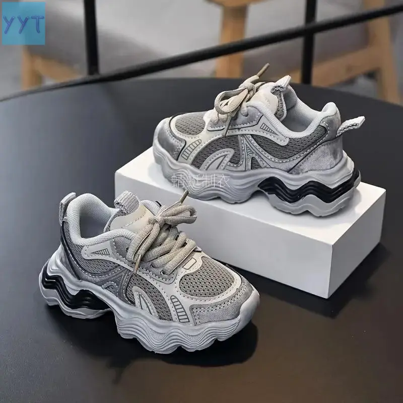 YYT1  New[1-6Y Cute Tennis Shoes] Casual & Cute 1-2-3, 4-5-6 Years Old Baby's Tennis Shoes |           Boys' and Girls' Shoes, Easy to Put On & Take Off, Strap Closure, Indoor & Outdoor Wear, Low Top Sneakers Active Kids