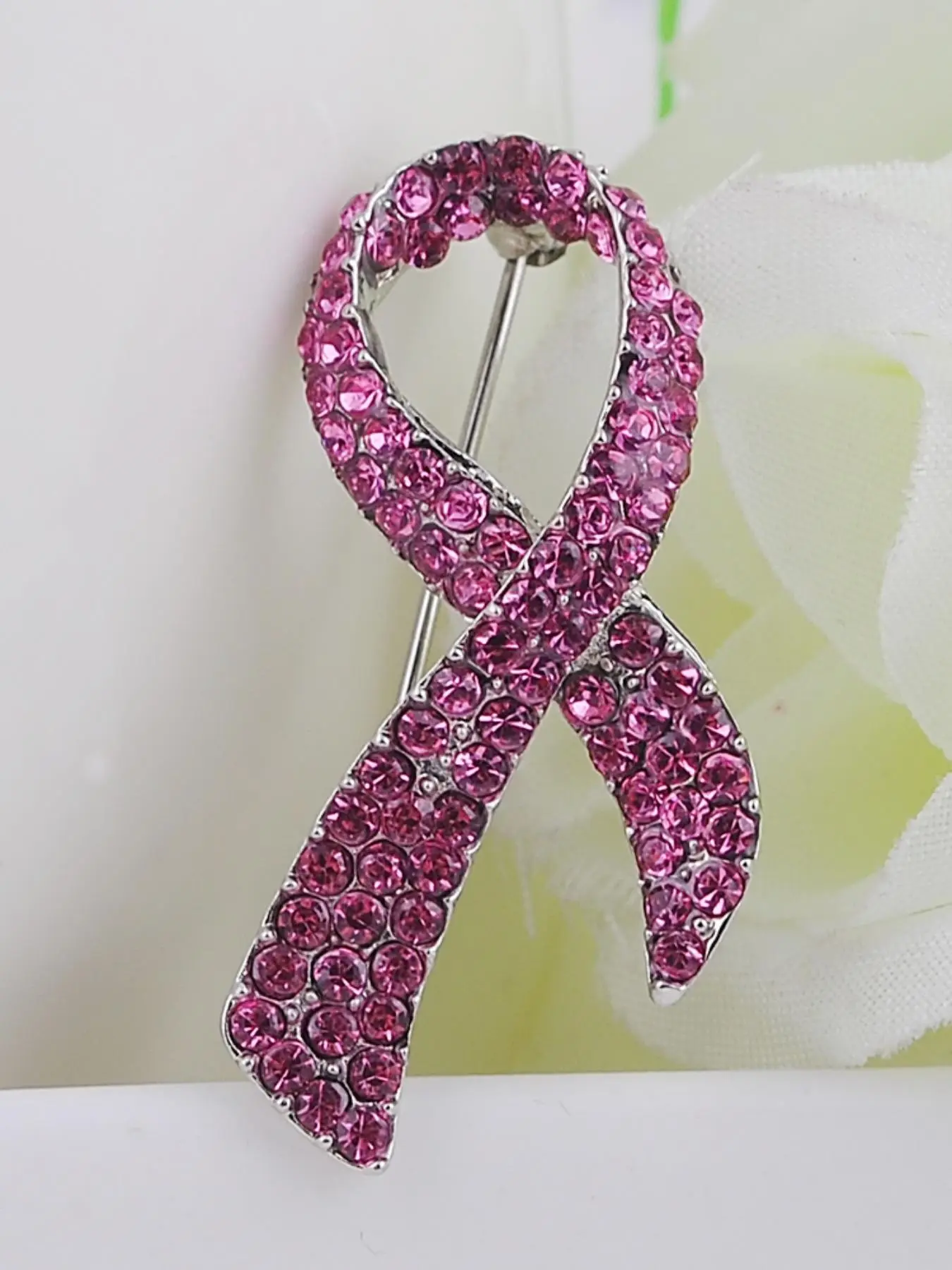 Women Ribbon Brooches, Exquisite Brooch, Cubic Zirconia Pin, Brooch Pins, Wholesale Aids Activities, Hot Fashion Jewelry, Ideal Gift for Women, Fashion Accessory