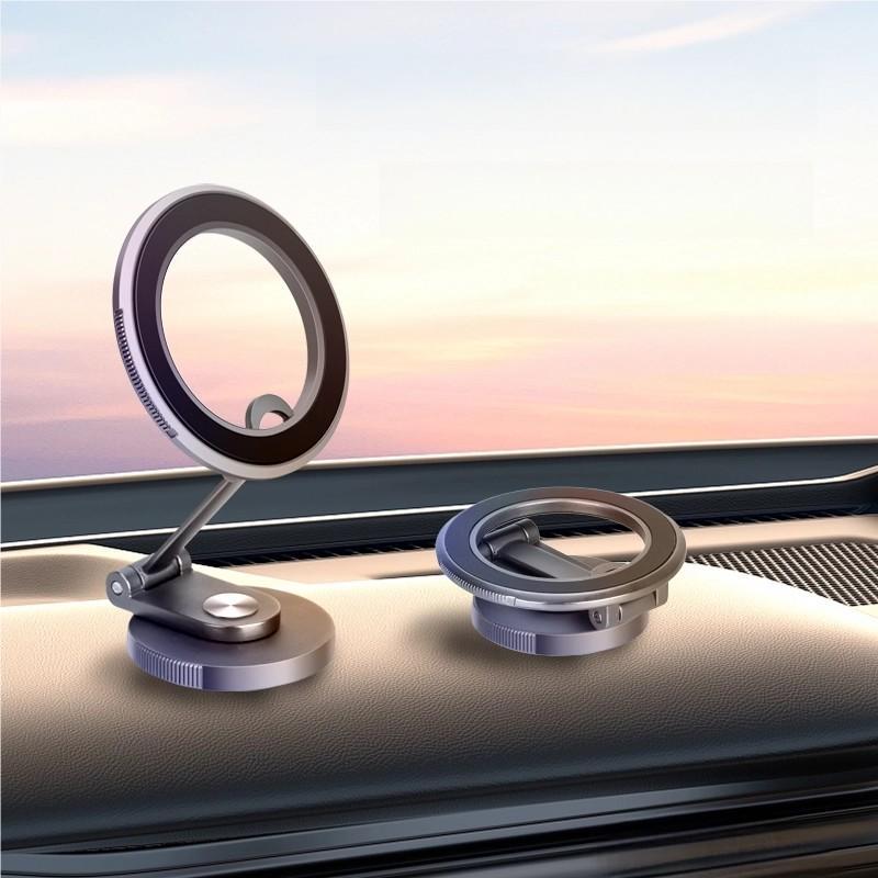 Magnetic Phone Holder with Vacuum Suction Cup, Multifunctional Phone Stand for Home or Office, Phone Accessories for iPhone & Android, Phone Suction Mount