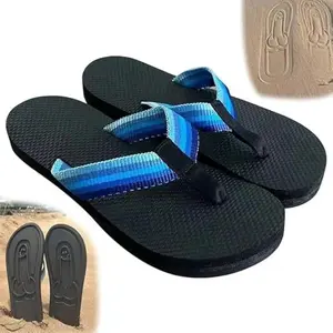 Men's Creative Flip Flops - Funny Hidden Design Quick-Dry Beach Sandals, Novelty Gag Gift Slides