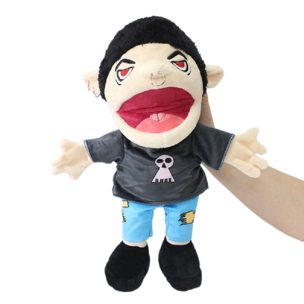 Hot new 30/50cm Jeffy Hand Puppet Plush Children Soft Doll Talk Show Party Props Christmas Doll Plush Toys Puppet Kids Gift