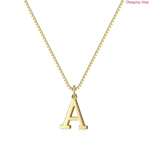 2026 Initial Dainty Letter Necklace Tiny A-Z Pendant Choker Necklace Trendy Cute Personalized Monogram Name Necklace Jewelry For Teen Girls Gift For Black Friday Christmas Gift Modern Versatile Accessories For Valentineday