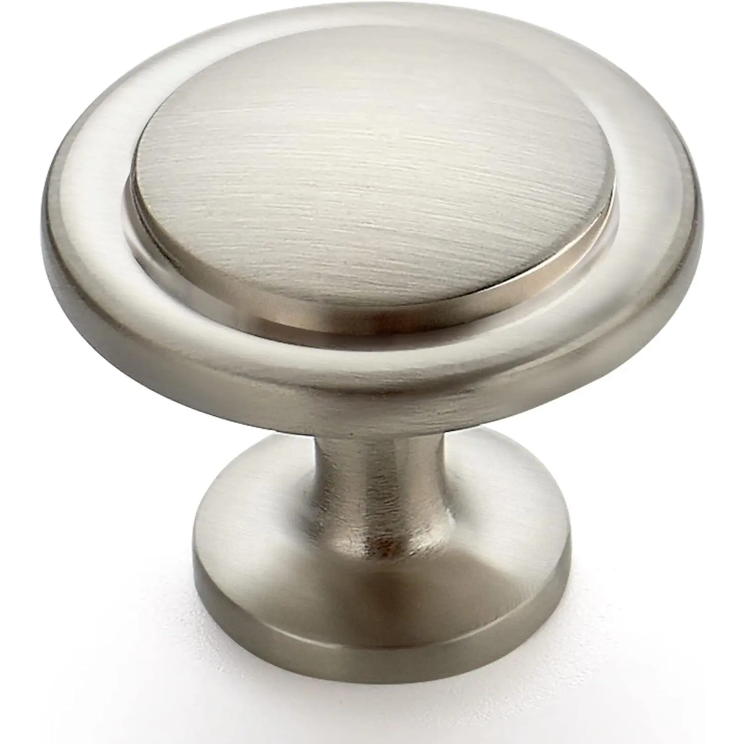 Ravinte 30-Pack 1.25-Inch Brushed Nickel Zinc Round Cabinet Knobs Hardware Set - Smooth Grip, Solid Finish for Home Room House Decor Kitchen Cabinets, Furniture Projects, Zinc Alloy, Room Decor
