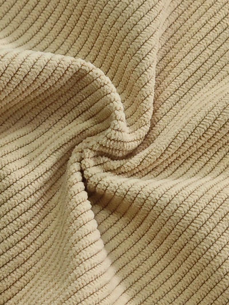 Women's Straight Leg Corduroy Pants Featuring Drawstring Elastic Waist, Fit for Casual, Sports, Hiking, Spring/Autumn