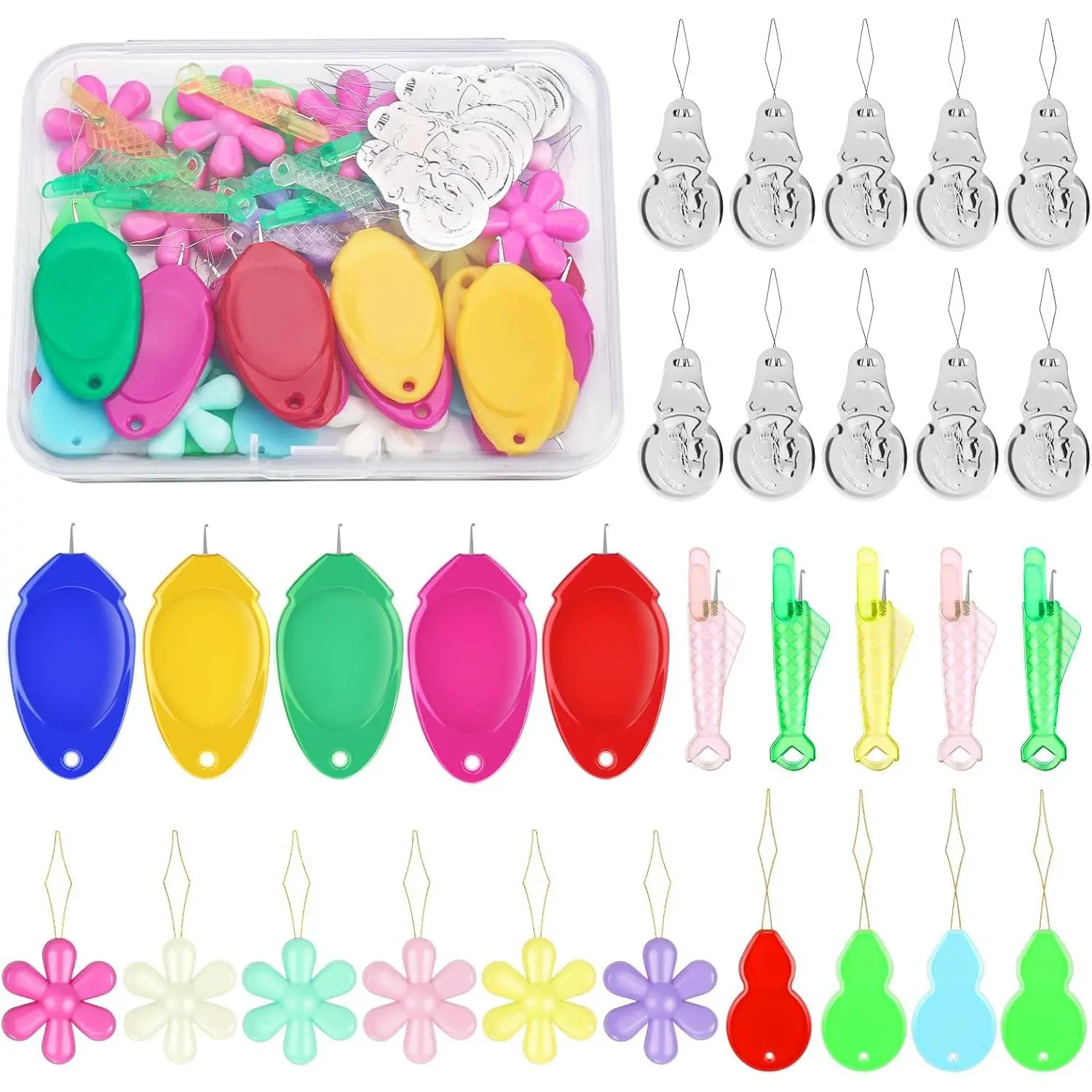 50 count  Threaders Kit,  Threader Tool for Hand Sewing