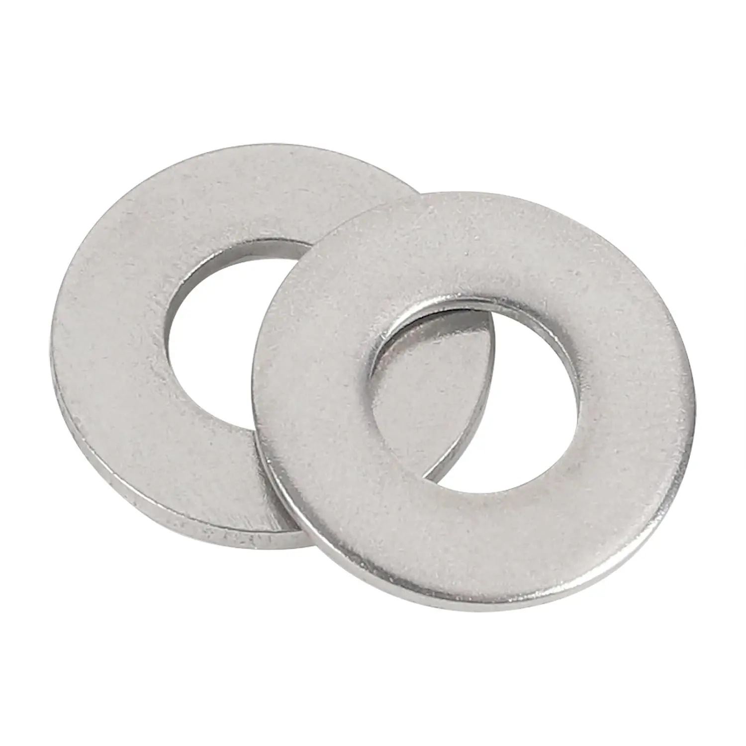 3/8" x 7/8" Stainless Flat Washer,0.4" ID x 0.866" OD x 0.078" Thick 50 count | 18-8 (304) Stainless Steel Washers