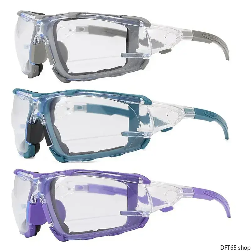 Lightweight Plastic Frame Industrial Safety Goggle Hd Clear Anti Fog Lens Impact Resistant Splash Proof Full Wrap Edge Unisex For Men Women Workshop Construction Lab Portable Protective Eye Wear Accessory