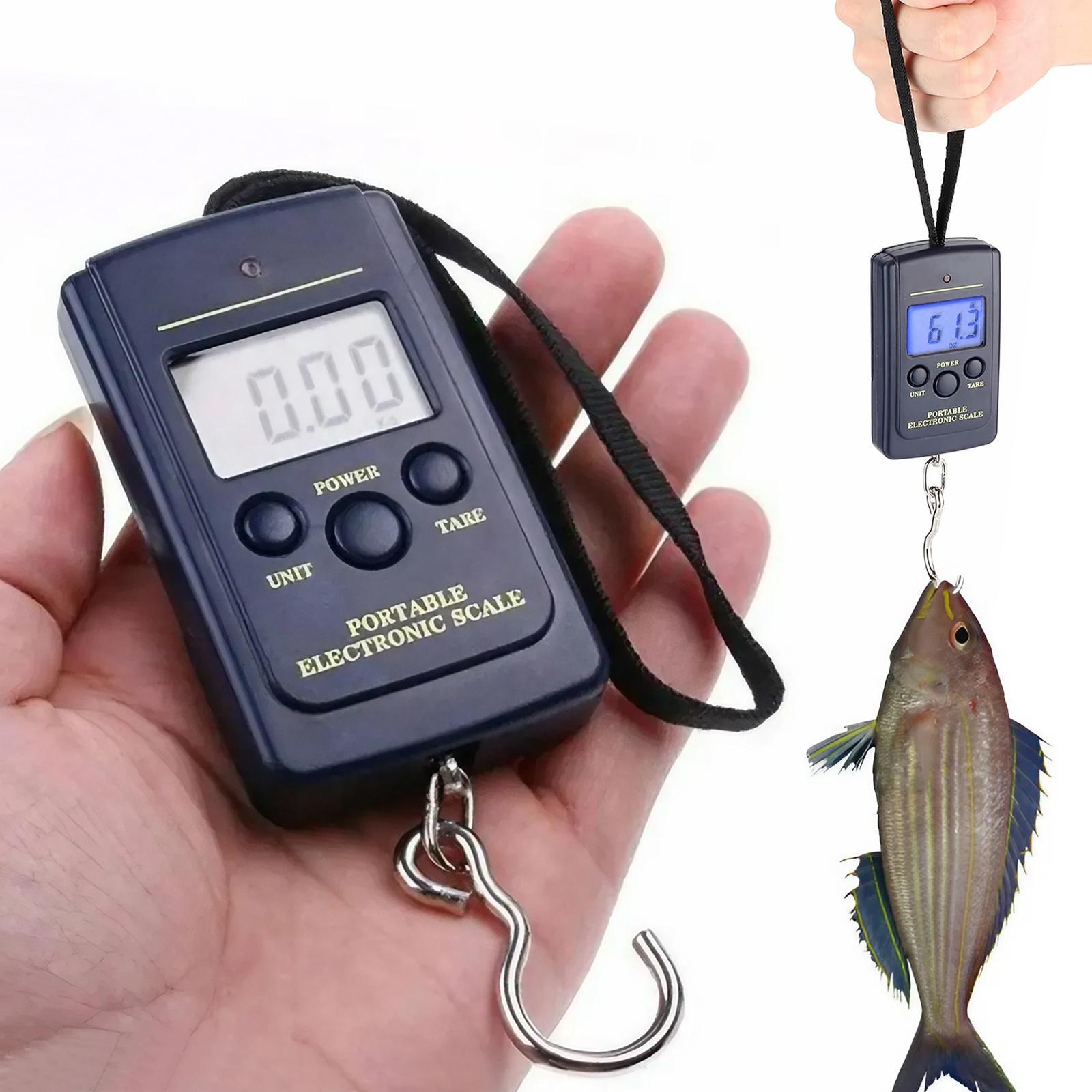 Backlit LCD Display Hook Scale, 110 lb/50kg Hook Scale, Batteries Required Hook Scale, Universal Handheld Hook Scale, Hand Tools as Dad Gifts, Heavy Duty, Tool, Portable Digital Scale, Balance Scale