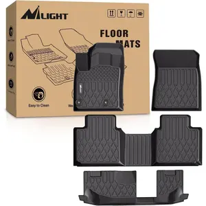 Nilight Waterproof TPE Floor Mats for Mitsubishi Outlander 2022-2023-2024 (Not for PHEV & Sport Models) - All-Weather Custom-Fit Heavy-Duty Floor Liners, Automotive Car Interior Protector Accessories, Father's Day Gift, Waterproof Car Mats