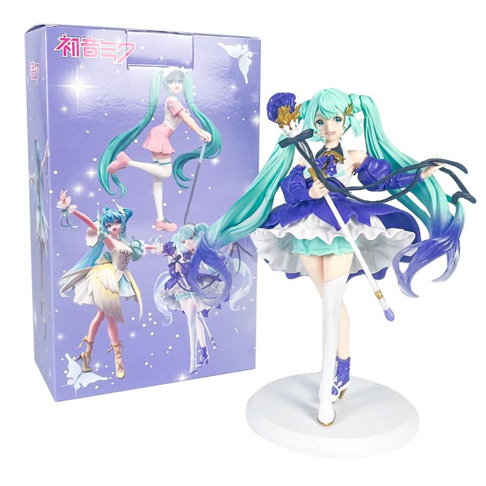 Explosions Anime Hatsune Miku 22CM Doll Bauhinia Series PVC Model Collection Desktop Ornaments Children's Adult Toy Gifts