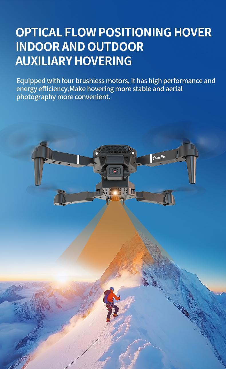 2025 New E88 Pro Upgraded Drone With Screen 4K Camera Aerial Photography Camera Dron Foldable Quadcopter RC Toy For Kid Gift