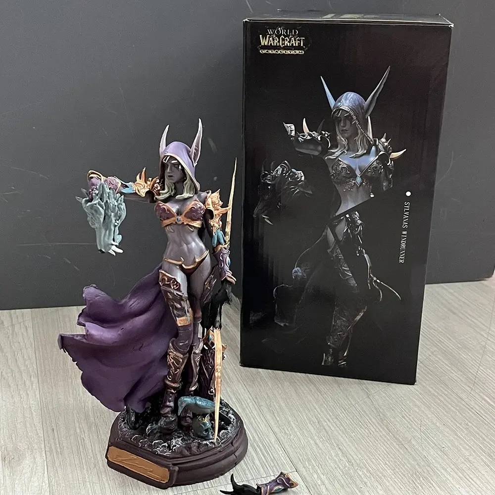 Sylvanas Windrunner World Of Warcraft Action Figure Sylvan Archery Queen The Queen of the Undead Handmade Model Toys Doll Gifts