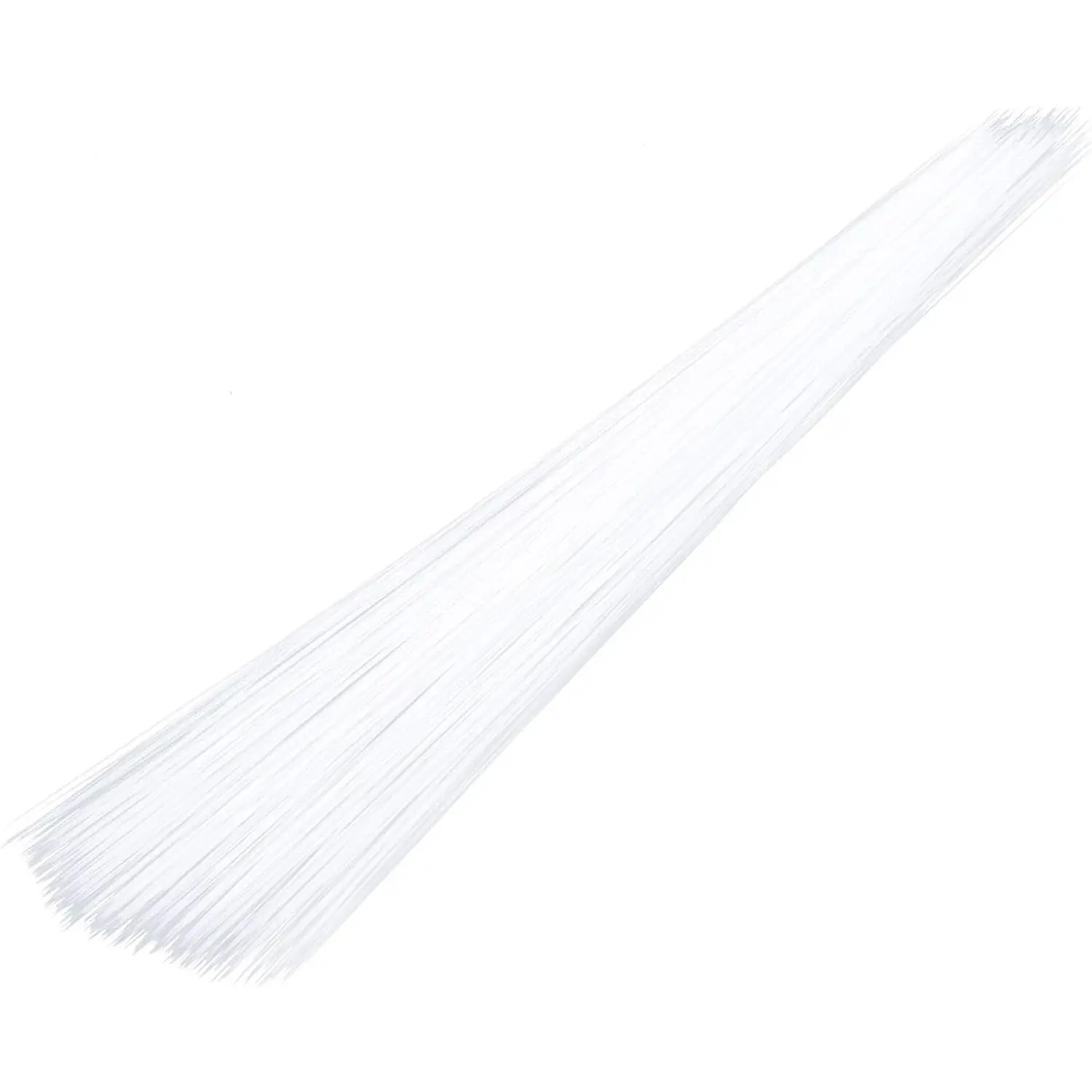 250pcs 3.54-3.74 Inch White Simulated Plastic Cat Whiskers for Craft Costume Needle Felting Muppet Making