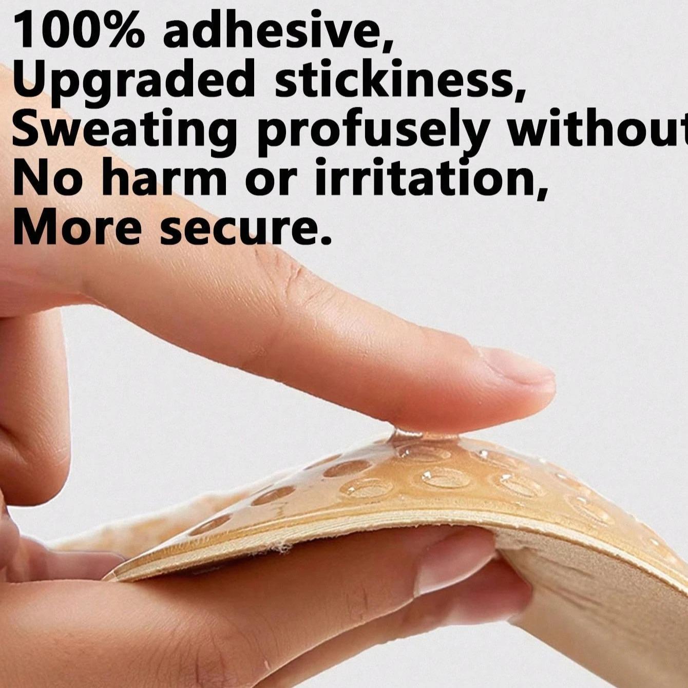 Sticky Bra Backless Adhesive Strapless Invisible Push Up Bra, Seamless Self Adhesive Silicone Lingerie for Women, Reusable Nipple Cover Accessories