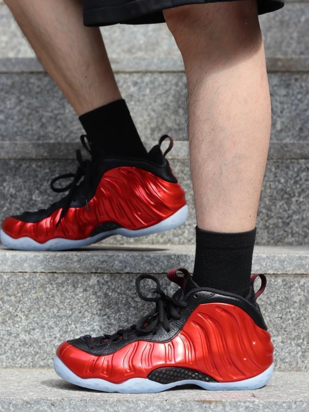 New Vintage Red Foam Style Basketball Sneakers | All-Day Comfort Casual Shoes for Men US7-US13