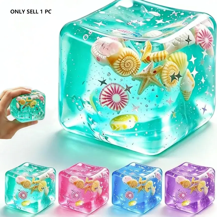 Stress Relief Toy with Cartoon Shells, Octopus, Fish Design, Ideal for Outdoor & Office Use, Perfect Party Gift, Cute Desktop Decoration
