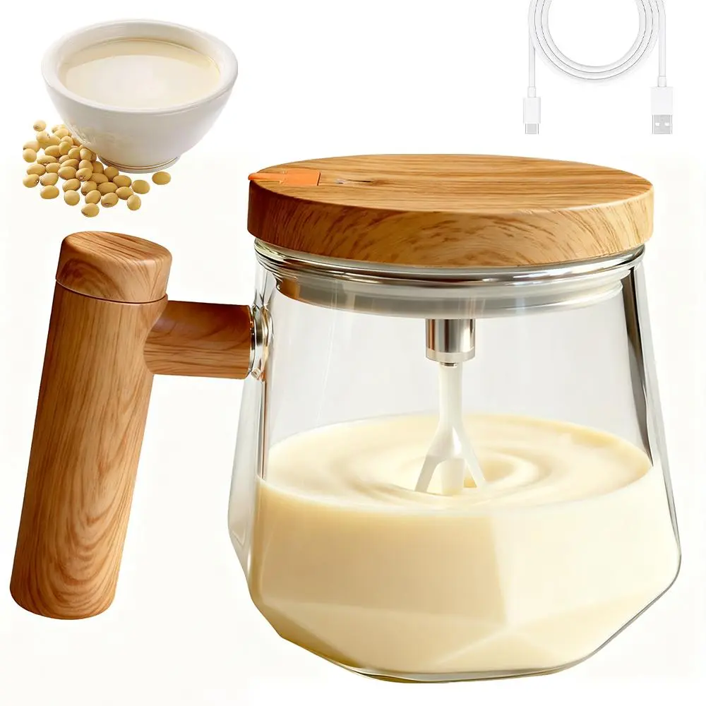 Self Stirring Mug, Automatic Coffee Cup with High-Speed Low-Noise Mixer, Electric Mixing Cup for Coffee, Tea, Milk, Smoothies, Protein Drinks, Hot & Cold Beverages
