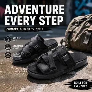Light Up Reflective Slides |       3M Reflective, Adjustable, Arch Support, Anti-Slip, Fits Wide & Narrow Feet Summer Slippers Shoe Footwear