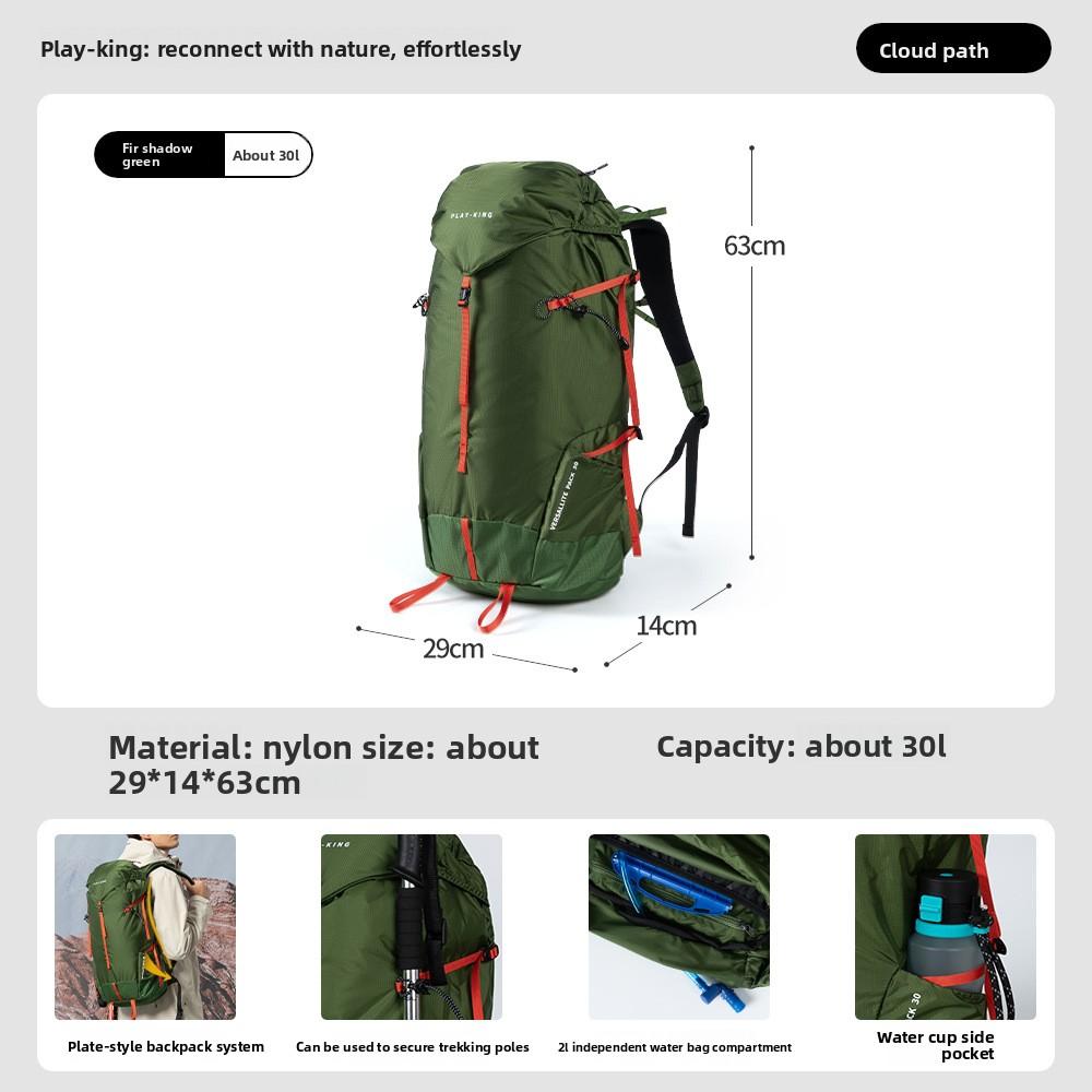 Hiking Bag Hiking Leisure Large Capacity Backpack Lightweight Outdoor Backpack
