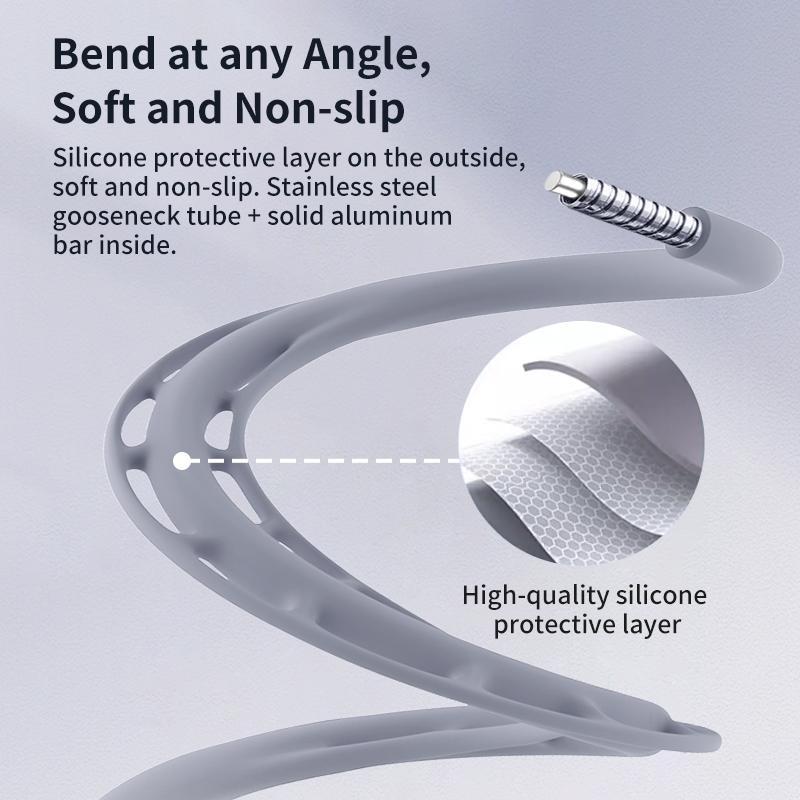 Magnetic Neck Mount, Hands-free Secure Holder for Phones, Suitable for Vlogging, Compatible with iPhone 15/14/13/12 Series, Cell Phone Mount #GLOBAL PICKS