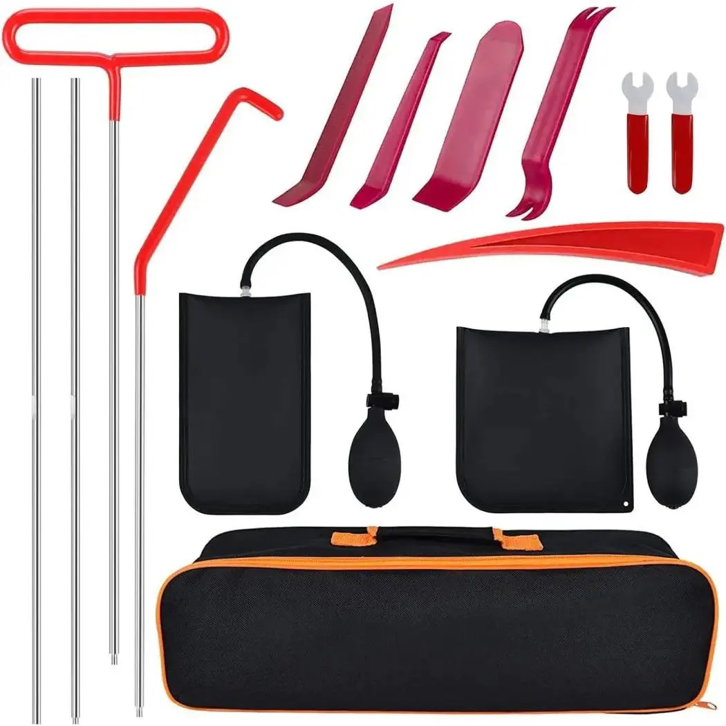 Paintless Dent Repair Tools Dent Removal Rods Kit with Awl Head Reflector Board Stainless Steel Repair Set for Car Auto Body Removal of Hail Dents fathersdaygift