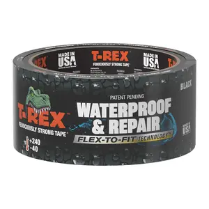 Waterproof Tape - Duty Waterproofing Tape for Pool Repair, Leaks, Roof Patches - Extreme & UV Resistance - Black, 1.88" x 30 ft. (Pack of 1)